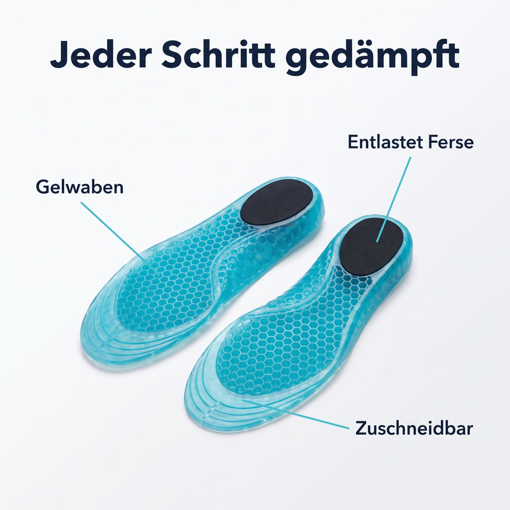 Sitvana Gel-Einlegesohlen – Vorteile auf einen Blick