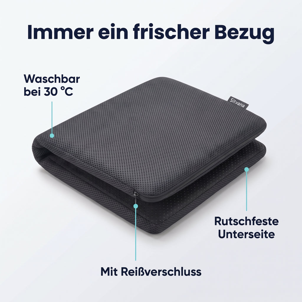Waschbarer Ersatzbezug Gel-Sitzkissen – Vorteile auf einen Blick