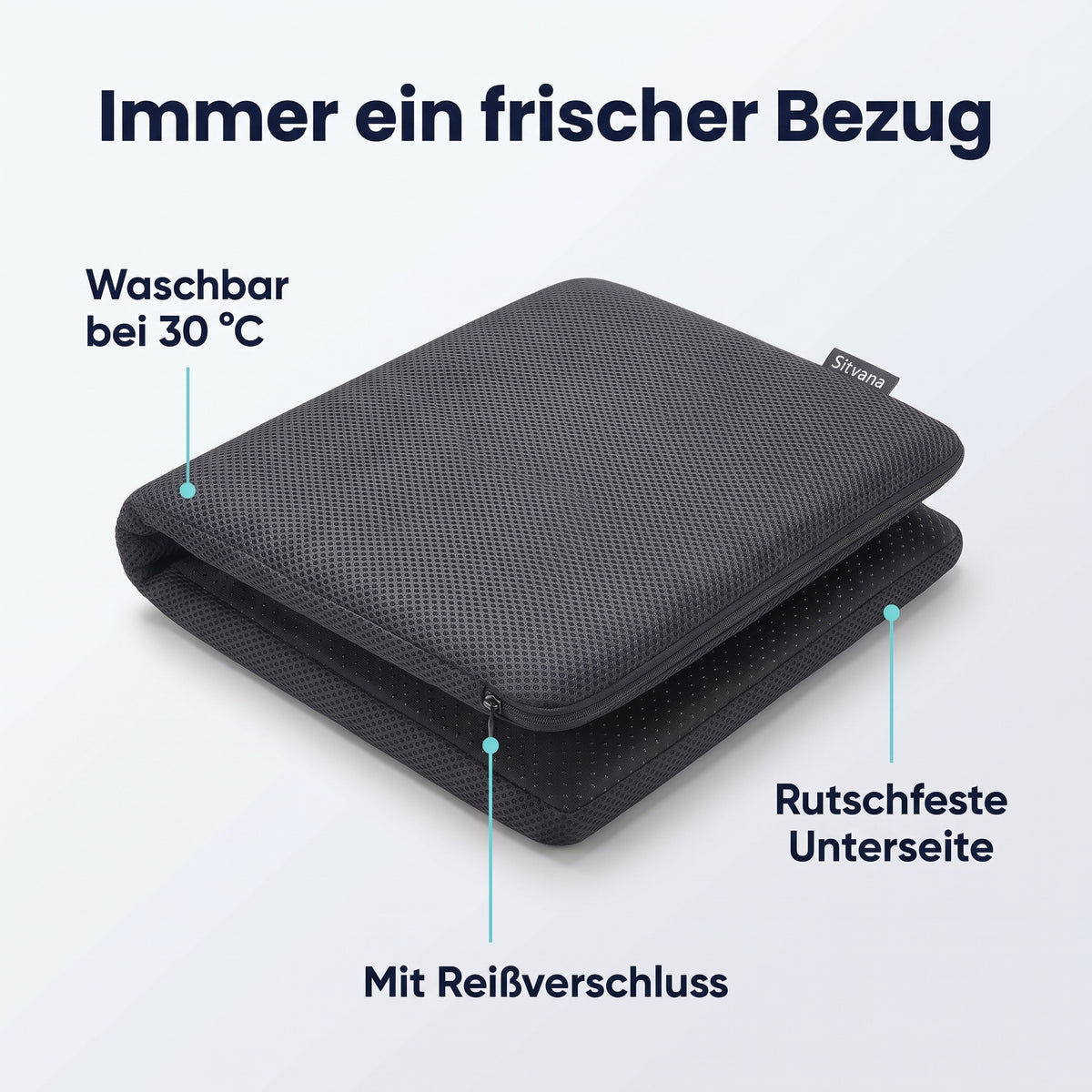Waschbarer Ersatzbezug Gel-Sitzkissen – Vorteile auf einen Blick